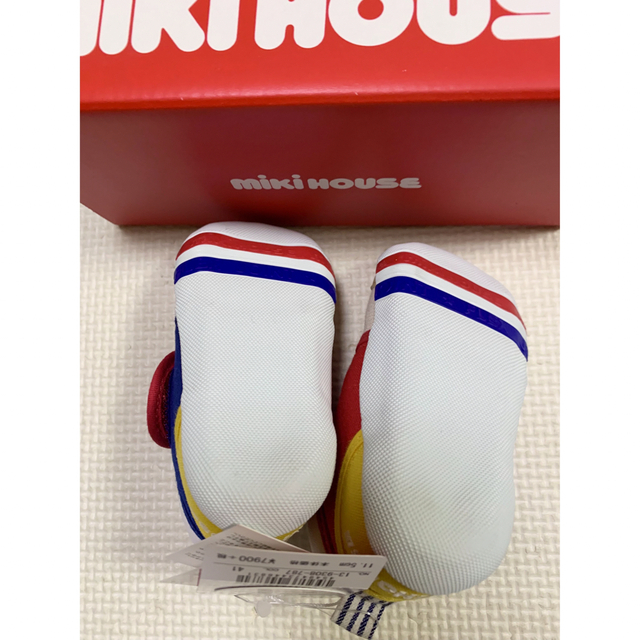 mikihouse(ミキハウス)の新品　日本製　ミキハウス　靴　11.5 キッズ/ベビー/マタニティのベビー靴/シューズ(~14cm)(スニーカー)の商品写真