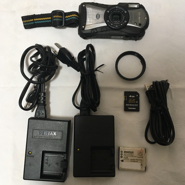 WG-10 PENTAX デジカメ ブラック/シルバー WG-10 PENTAX デジカメ ブラック/シルバー