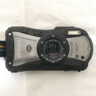 ペンタックス(PENTAX)のWG-10 PENTAX デジカメ　ブラック/シルバー(コンパクトデジタルカメラ)