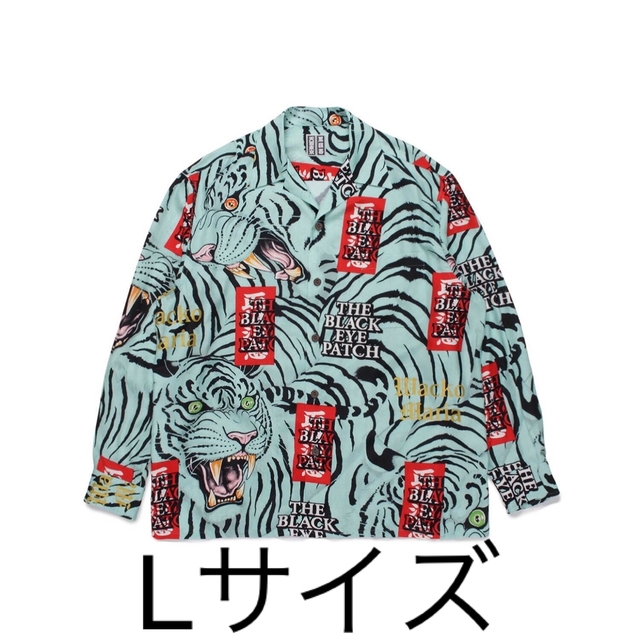 定価以下 新品未使用 ワコマリア×ブラックアイパッチ 柄シャツ