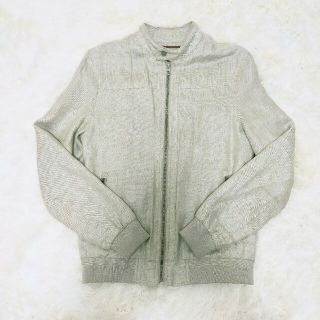 ザラ(ZARA)のZARA　ザラ　麻　リネン　ブルゾン(ブルゾン)