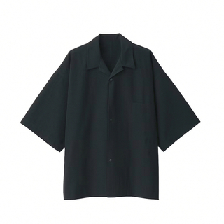 ムジルシリョウヒン(MUJI (無印良品))の無印良品　風を通すオープンカラー半袖シャツ(シャツ)