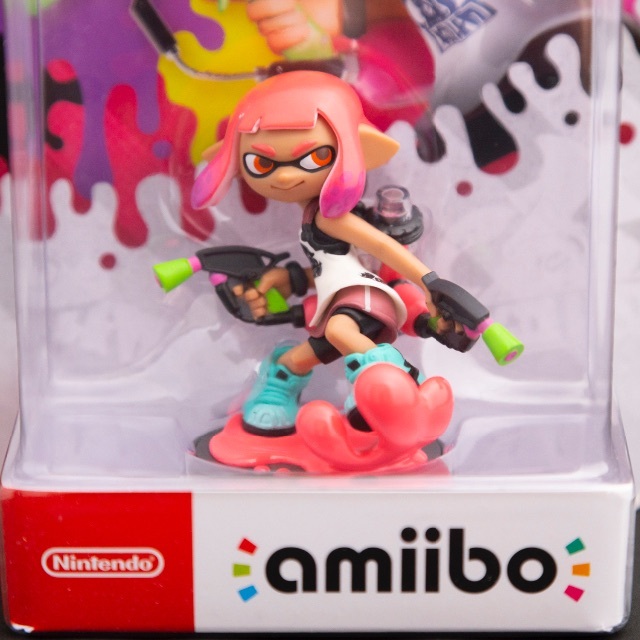 新品未開封【アミーボ 】amiibo ガール ネオンピンク