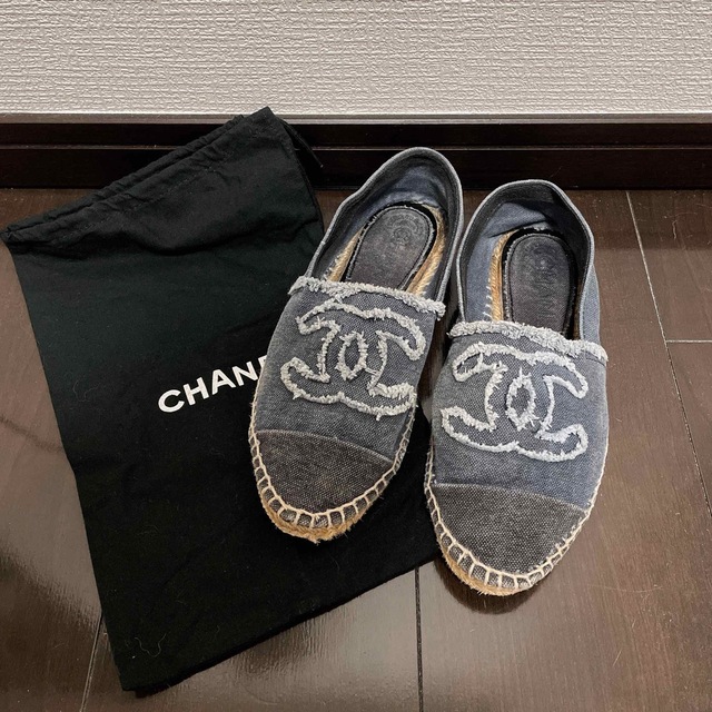 CHANEL - シャネル エスパドリーユ スリッポン 37の通販 by oden's
