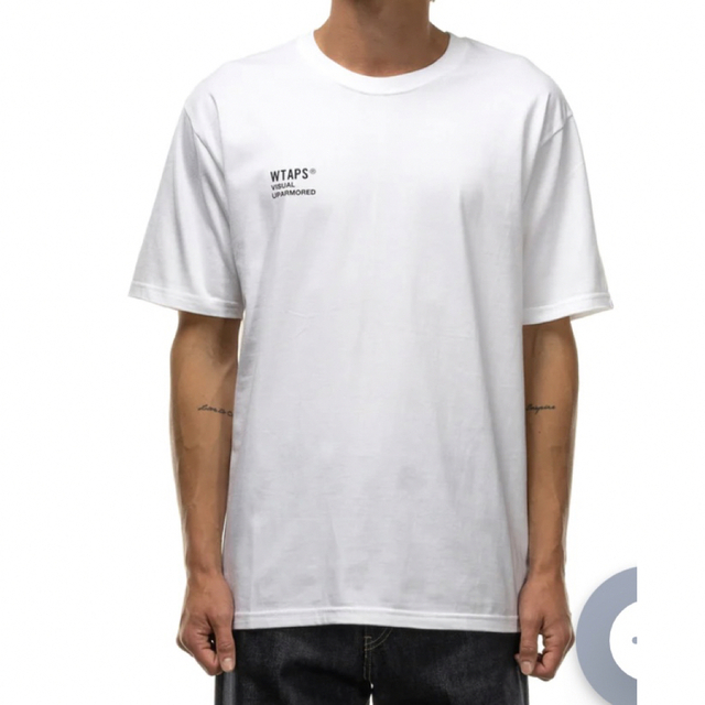 W)taps(ダブルタップス)のWTAPS VISUAL UPARMORED TEE 221PCDT-ST03S メンズのトップス(Tシャツ/カットソー(半袖/袖なし))の商品写真