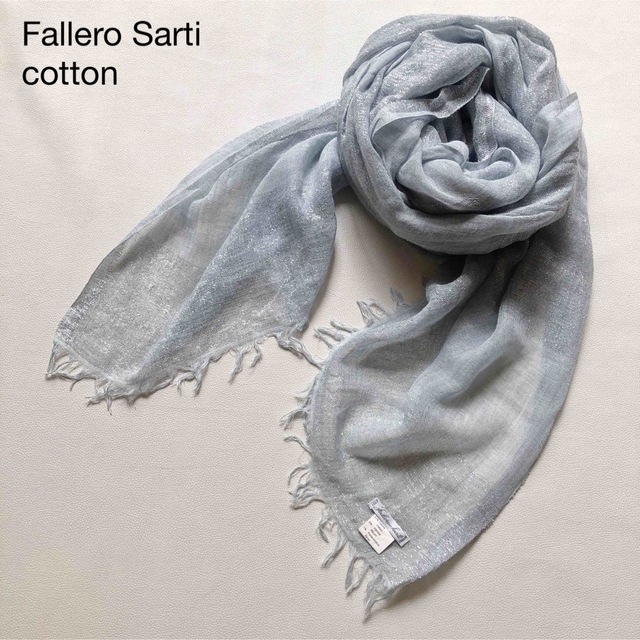 Faliero Sarti - 150ファリエロサルティ コットン薄手大判ストール