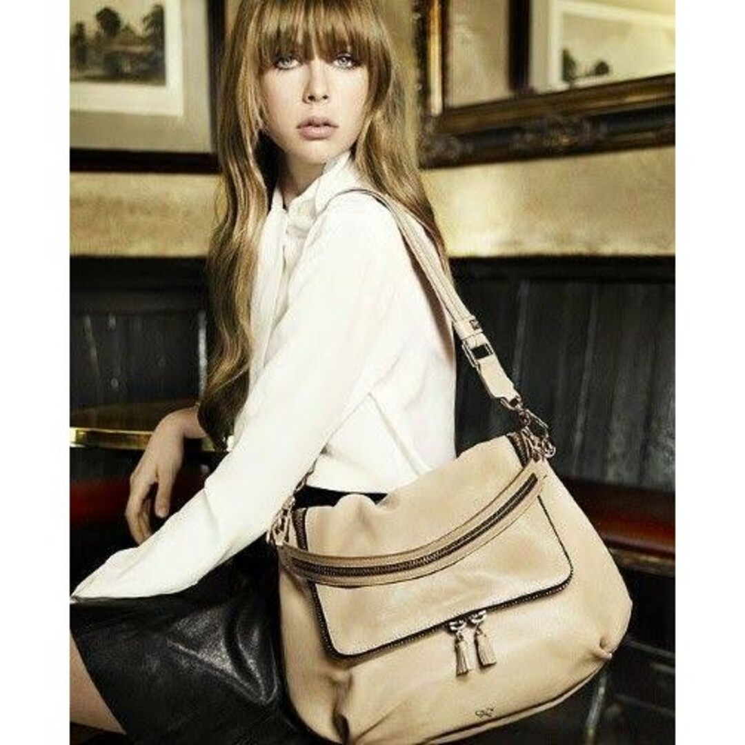 美品・販売証明書付き】アニヤ・ハインドマーチ Maxi Zip Satchel