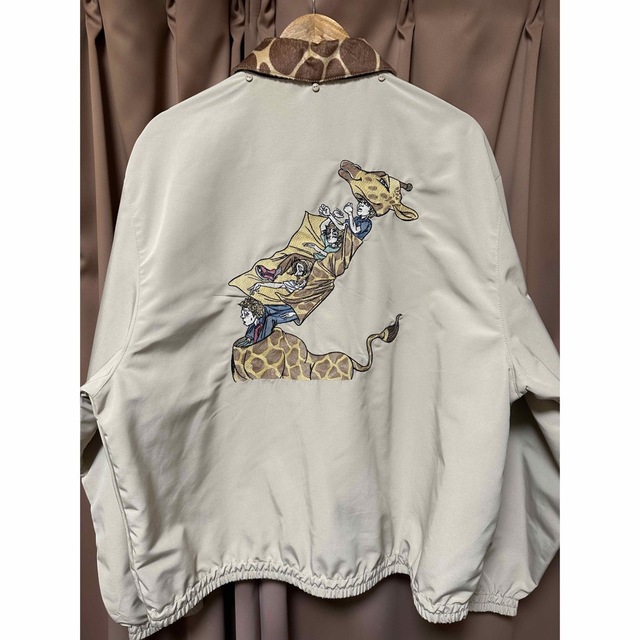 STUSSY - left alone キリン柄 リバーシブルジャケットの通販 by STUSSY - left alone キリン柄 リバーシブルジャケットの通販 by