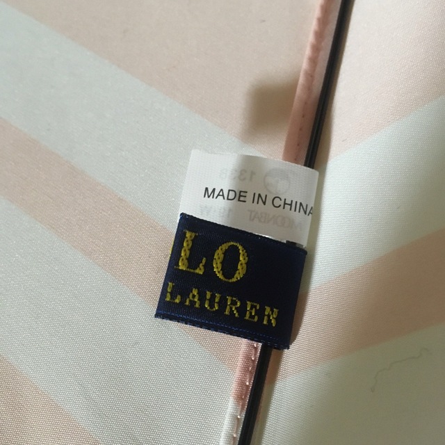 POLO RALPH LAUREN(ポロラルフローレン)のPOLO RALPH LAUREN ポロラルフローレン 折りたたみ傘 オレンジ レディースのファッション小物(傘)の商品写真