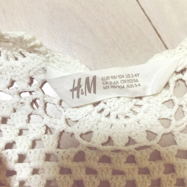 H&M(エイチアンドエム)のワンピースとボレロのセット　結婚式 キッズ/ベビー/マタニティのキッズ服女の子用(90cm~)(ドレス/フォーマル)の商品写真