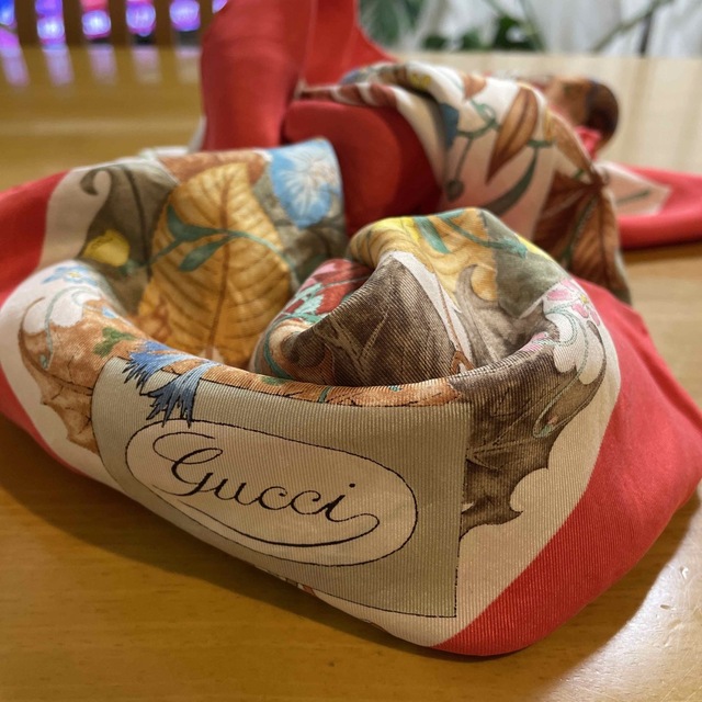 Gucci [貴重GUCCI グッチ オールドグッチ ヴィンテージ スカーフの