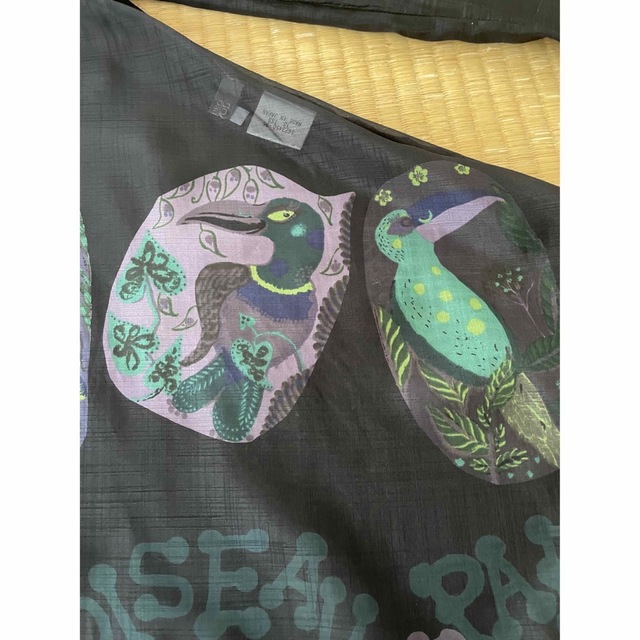 トクコプルミエヴォル 前開きカーディガン羽織り 鳥さんイラスト 激安