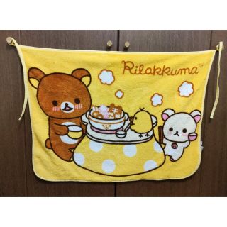 リラックマ(リラックマ)の未使用 リラックマ Rilakkuma ブランケット 紐付き ひざ掛け SanX(キャラクターグッズ)