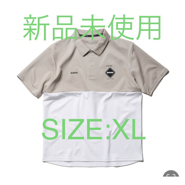 Lサイズ　FCRB 22SS S/S TEAM POLO 黒　ポロシャツ