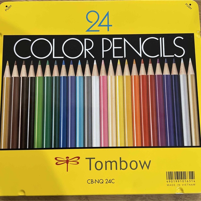 トンボ鉛筆(トンボエンピツ)のトンボ鉛筆 色鉛筆 COLOR PENCILS 24色 エンタメ/ホビーのアート用品(色鉛筆)の商品写真