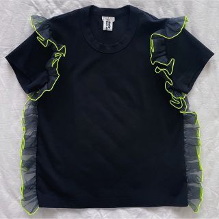 ノワールケイニノミヤ(noir kei ninomiya)のnoir kei ninomiya / ノワール ケイ ニノミヤ　フリルTシャツ(Tシャツ(半袖/袖なし))