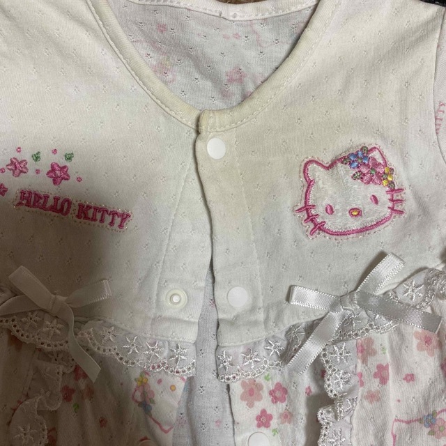 西松屋(ニシマツヤ)の赤ちゃん　2枚セット キッズ/ベビー/マタニティのベビー服(~85cm)(ロンパース)の商品写真
