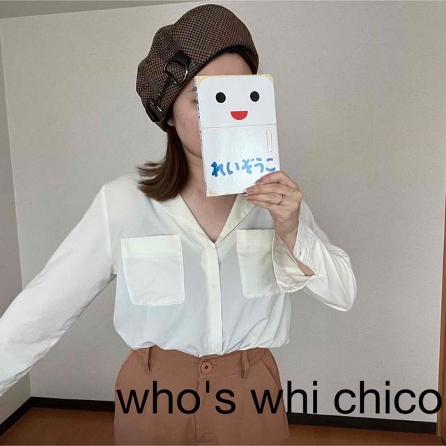 who's who Chico(フーズフーチコ)のwho's whi chico シースルーシャツ ブラウス レディースのトップス(シャツ/ブラウス(長袖/七分))の商品写真