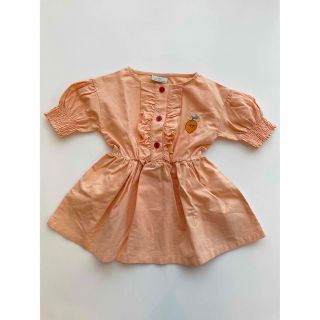 コドモビームス(こども ビームス)の【the campamento】Orange Embroidery Dress (ワンピース)