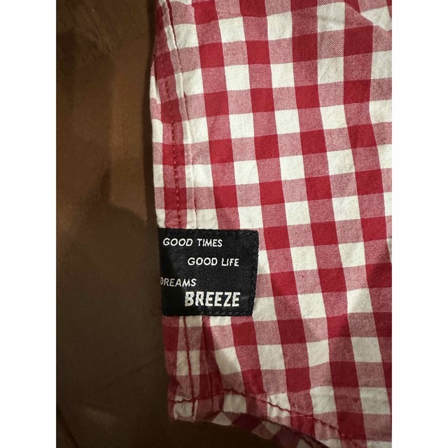 BREEZE(ブリーズ)のチェックシャツ１００センチ キッズ/ベビー/マタニティのキッズ服男の子用(90cm~)(ブラウス)の商品写真
