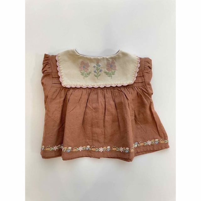 Caramel baby&child - 【apolina】Bette Blouse - Chocolate 2 Caramel baby&child - 【apolina】Bette Blouse - Chocolate 2