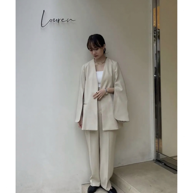 【louren】slit sleeve jacket 2022ss