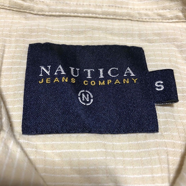 NAUTICA(ノーティカ)の【美品】NAUTICAノーティカ ライン刺繍チェックシャツ 大きめ 90s00s メンズのトップス(シャツ)の商品写真