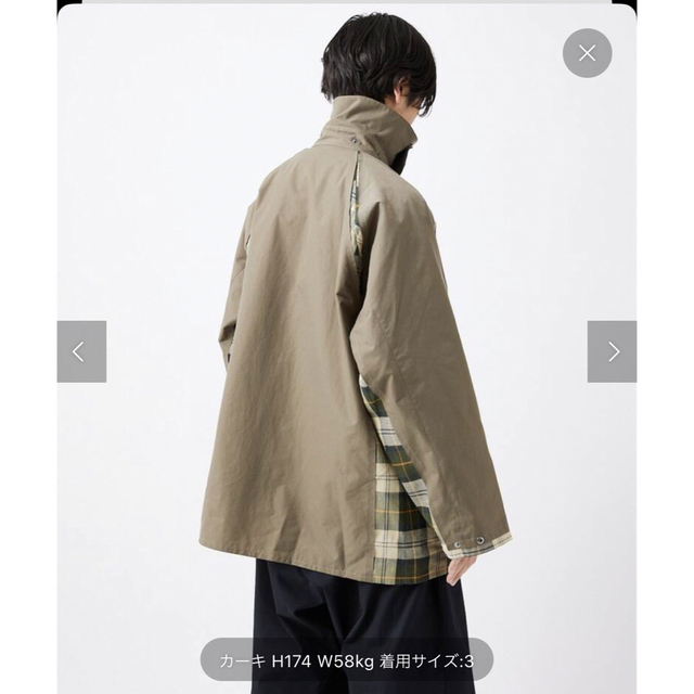 Barbour(バーブァー)の別注【BARBOUR×YOKE×JS】BROKEN BEAUFORT：ブルゾン メンズのジャケット/アウター(ミリタリージャケット)の商品写真