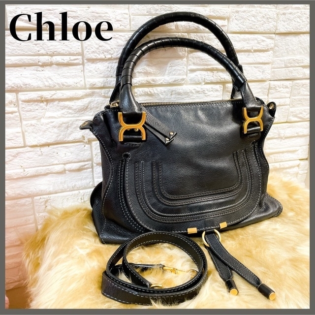 Chloe(クロエ)の【アルティミラ様専用】Chloe Marcie クロエ マーシー ハンド  レディースのバッグ(ショルダーバッグ)の商品写真
