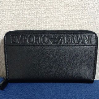 EMPORIO ARMANI 長財布ラウンドファスナー Y4R169 Y068E 日本特注