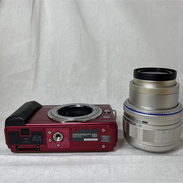 OLYMPUS - ☆完動品☆OLYMPUS E−PL1S レンズキット REDの通販 by