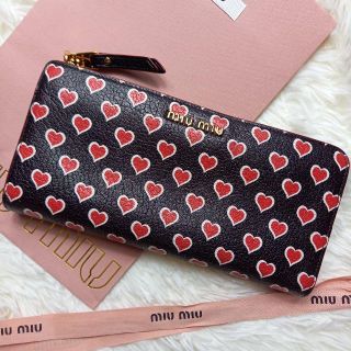 ミュウミュウ 長財布（レッド/赤色系）の通販 100点以上 | miumiuを