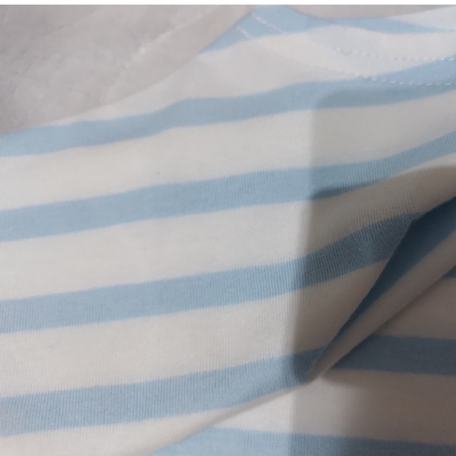 SM2(サマンサモスモス)のサマンサモスモスブルー ボーダーロンT レディースのトップス(Tシャツ(長袖/七分))の商品写真