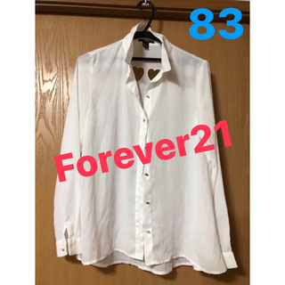 フォーエバートゥエンティーワン(FOREVER 21)の【83】Forever21 サテンシャツ ブラウス(シャツ/ブラウス(長袖/七分))