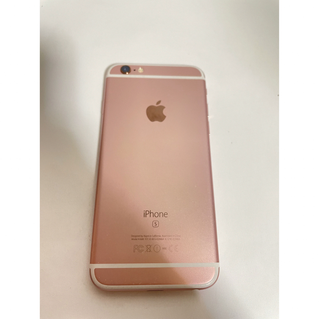 【2/14迄出品】iPhone6S ローズピンク　64G