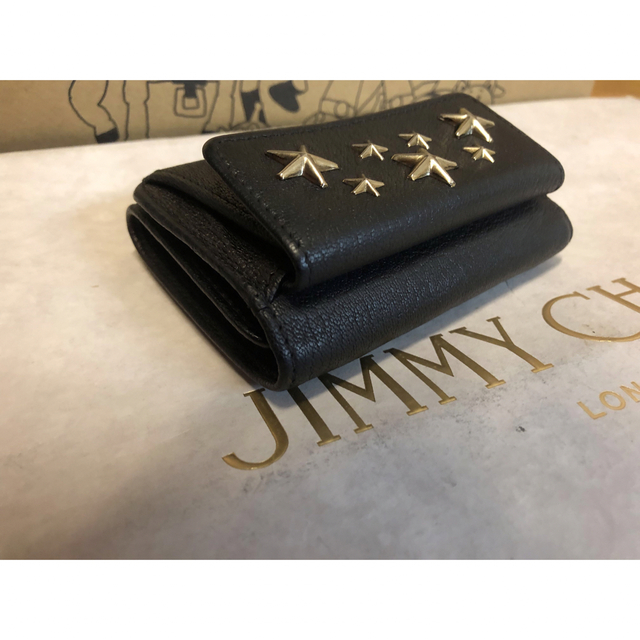 JIMMY CHOO(ジミーチュウ)の【極美品】JIMMY CHOO ジミーチュウ ミニ財布 コンパクトウォレット  レディースのファッション小物(財布)の商品写真