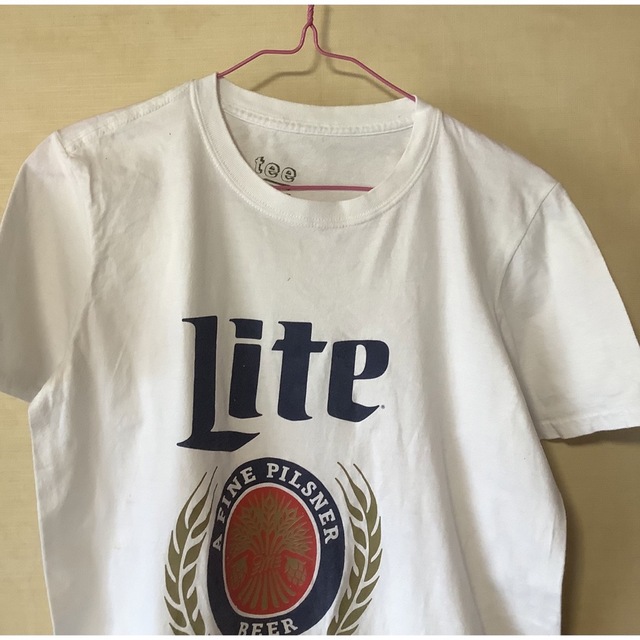 大きいサイズレディース　白のLite®︎のプリントTシャツ レディースのトップス(Tシャツ(半袖/袖なし))の商品写真