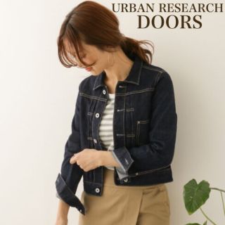 アーバンリサーチドアーズ(URBAN RESEARCH DOORS)のアーバンリサーチドアーズ　Gジャン　デニムジャケット　ネイビー春服レディース美品(Gジャン/デニムジャケット)