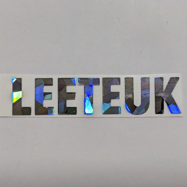 LEETEUK イトゥク ホログラムステッカー | フリマアプリ ラクマ