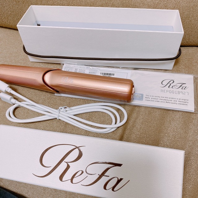 ReFa(リファ)の期間限定値下げ！リファビューテックフィンガーアイロン スマホ/家電/カメラの美容/健康(ヘアアイロン)の商品写真