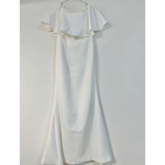 SNIDEL(スナイデル)のオフショルダー　ドレス　マーメイド　結婚式 レディースのフォーマル/ドレス(ウェディングドレス)の商品写真