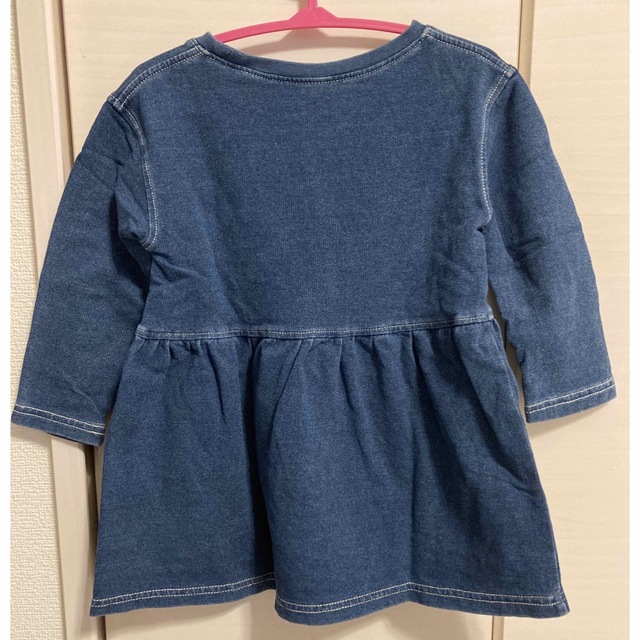 MUJI (無印良品)(ムジルシリョウヒン)のキッズ　ワンピース キッズ/ベビー/マタニティのキッズ服女の子用(90cm~)(ワンピース)の商品写真