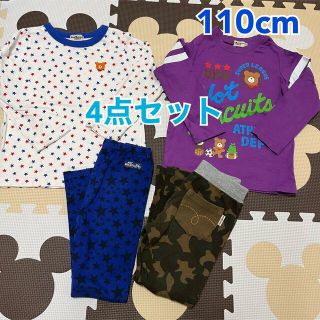 ホットビスケッツ(HOT BISCUITS)の⑤ミキハウス＆ホットビ4点まとめ売り♡110㎝(Tシャツ/カットソー)