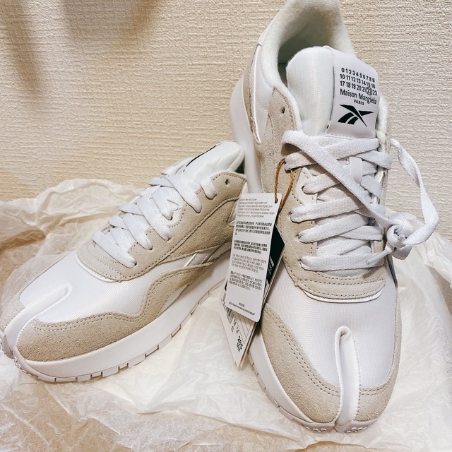 Reebok Maison Margiela コラボ タビスニーカー  ホワイト