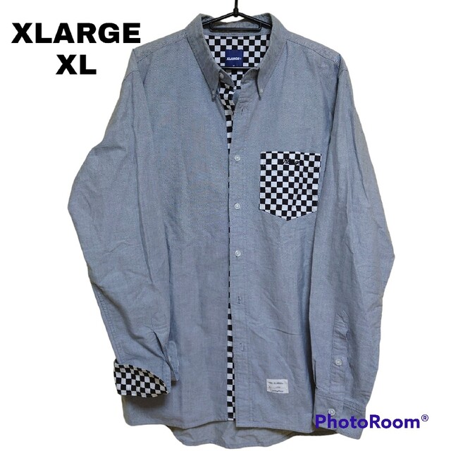 XLARGE(エクストララージ)のXLARGE checkered pocket b.d shirt ボタンダウン メンズのトップス(シャツ)の商品写真