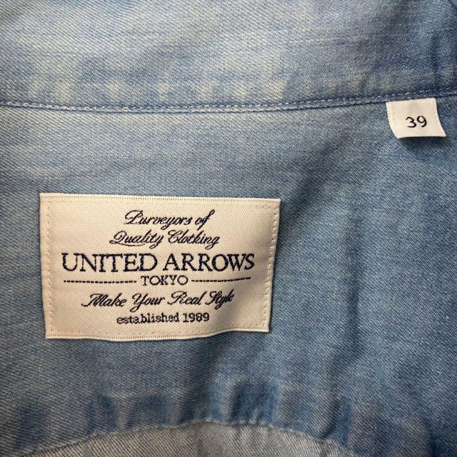 UNITED ARROWS(ユナイテッドアローズ)のUNITEDARROWS シャツ　デニムシャツ メンズ　レディース　[39] メンズのトップス(シャツ)の商品写真