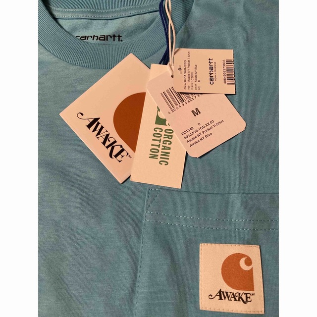 Awake NY×Carhartt WIP / POCKET T / 青 / M