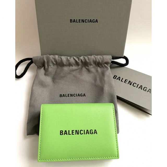 BALENCIAGA バレンシアガ 三つ折り財布 ブラウン系 レディース