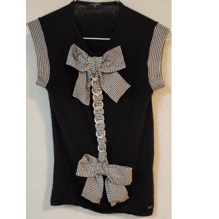 CHANEL - CHANEL リボン付き ニット トップスの通販 by くま's shop