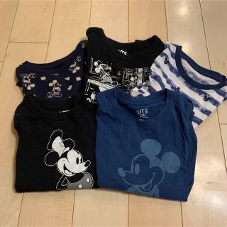 ミッキーマウス(ミッキーマウス)の⭐︎ユニクロ ミッキーTシャツ ５枚セット　(Tシャツ/カットソー)